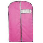 साफ खिड़की के साथ ज़िपित गारमेंट बैग, यात्रा के लिए परिधान बैग हैंगिंग