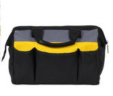 हेवी ड्यूटी किट ब्लैक इलेक्ट्रिशियन टूल थैला, बड़े उपकरण थैला बैग 50 * 40 * 30 सेमी आकार