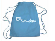 काले / ब्लू / ग्रे प्रोमोशनल उपहार बैग पॉलिएस्टर Drawstring बैग