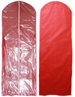 पीवीसी अतिरिक्त लंबे परिधान बैग रंगीन गैर ब्राइडल वेडिंग गाउन के लिए बुना