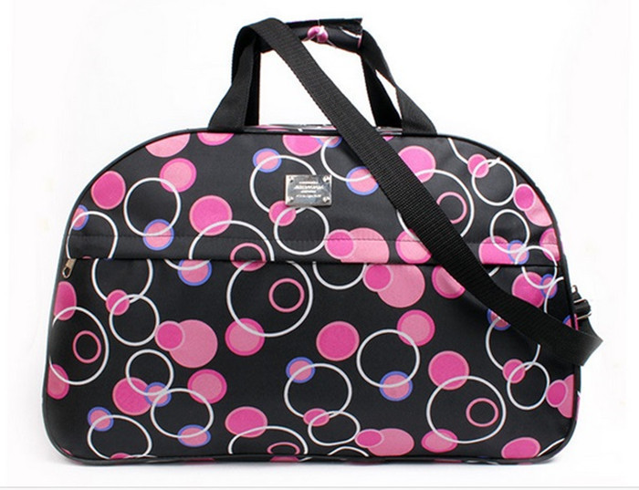 लेडी फैशनेबल बटोरे डफेल बैग / जिम डफेल बैग 600 डी 1200 डी 1680 डी पॉलिएस्टर