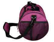आरामदायक जलरोधक नायलॉन डफल बैग, गुलाबी महिला डफेल बैग दो साइड पॉकेट्स