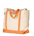 टिकाऊ फैशनेबल बड़े कपास कैनवास ढोना बैग निजीकृत रंग