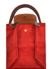 फैशन Foldable देवियों ढोना बैग लाल पॉलिएस्टर हैंडबैग प्रोमोशनल