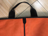 हैंडल सूट परिधान बैग यात्रा रंग गैर बुना मुद्रित क्लिप के साथ 115 * 60 सेमी आकार
