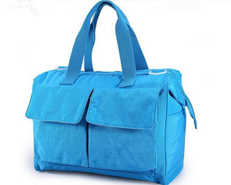 ब्लू रीसायकल सुंदर डिजाइनर बेबी डायपर बैग, बेबी नप्पी बदलने बैग