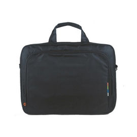 काले नायलॉन व्यापार कंप्यूटर बैग, Mens लैपटॉप ब्रीफ़केस 16 इंच कंप्यूटर बैग OEM